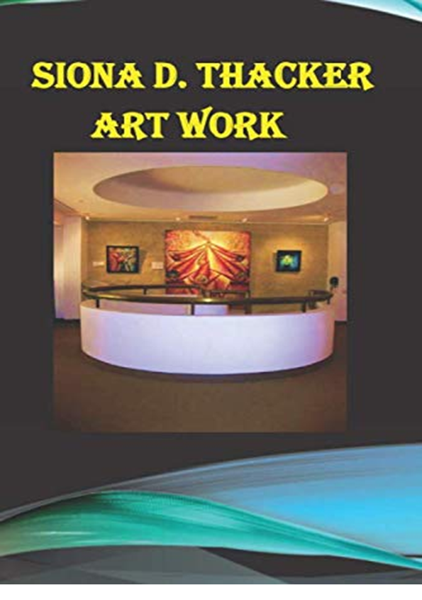 Book cover of Siona D. Thacker Art Work featuring a collection of spiritual paintings