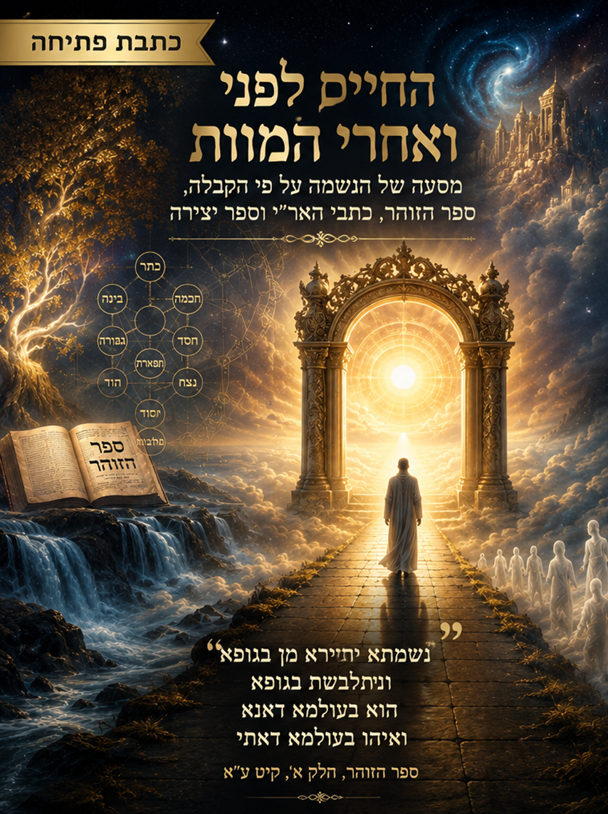החיים לפני ואחרי המוות - מסעה של הנשמה על פי הקבלה, ספר הזוהר, כתבי האר"י וספר יצירה