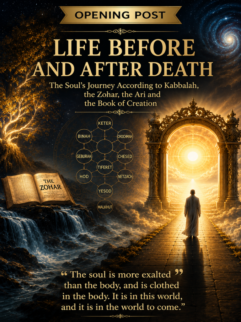 Life Before and After Death - the soul’s journey according to Kabbalah, the Zohar, the Ari, and Sefer Yetzirah